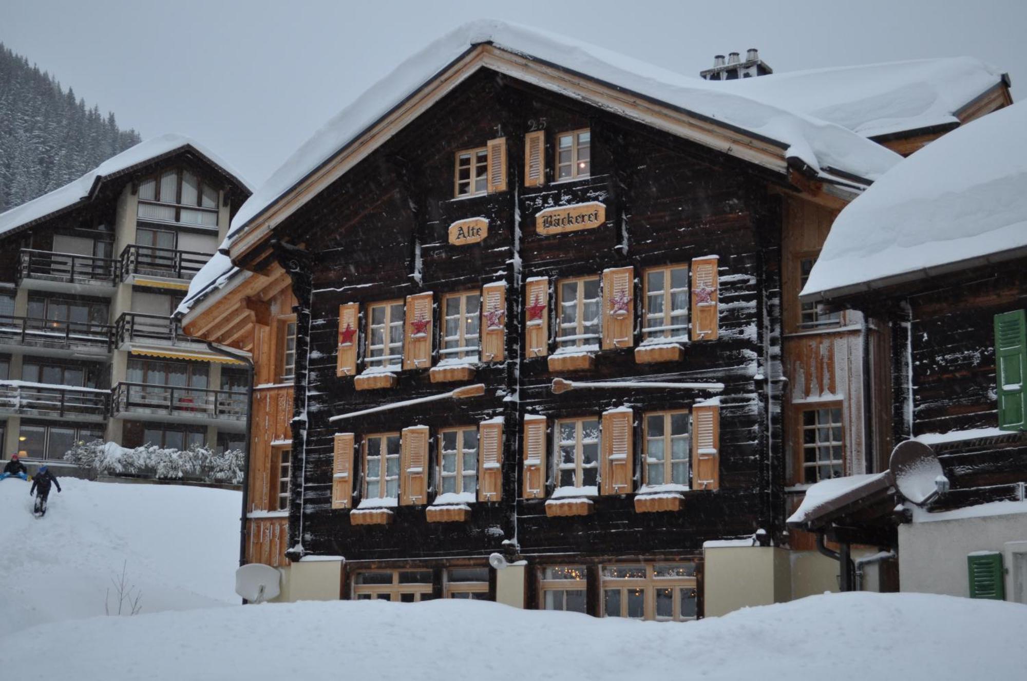 Ferienwohnung Alte Baeckerei Mürren Extérieur photo
