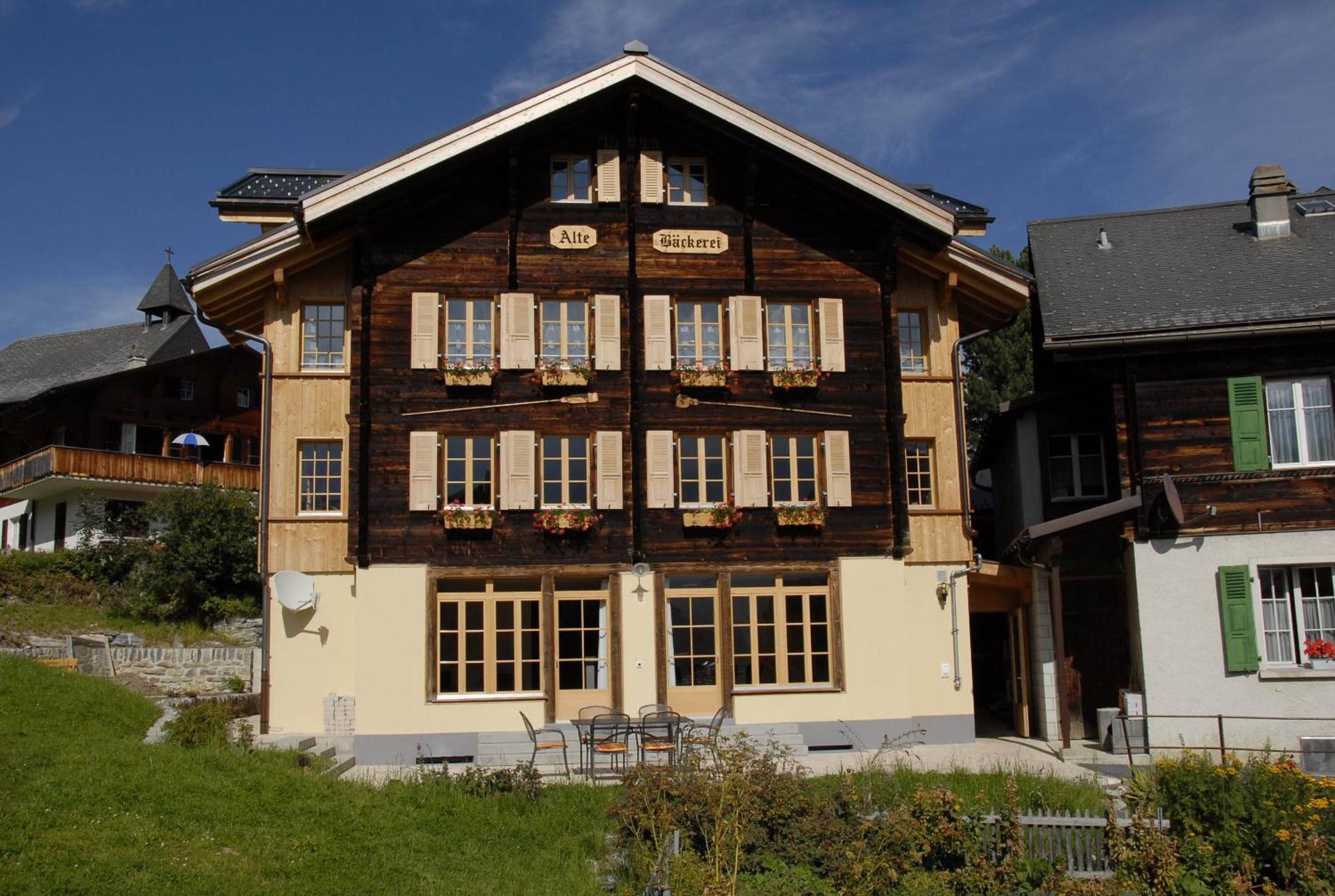 Ferienwohnung Alte Baeckerei Mürren Extérieur photo